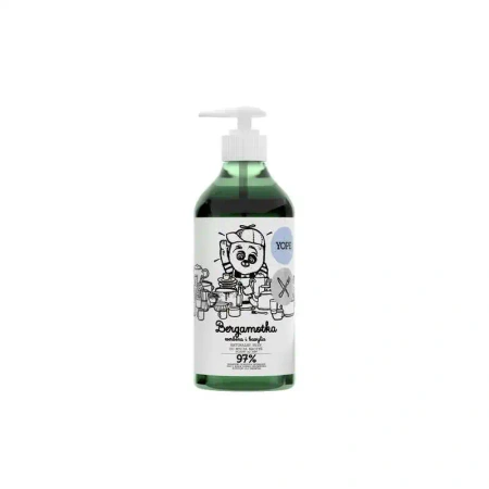 Natürliches Spülmittel, Bergamotte, Eisenkraut, Basilikum, lindert Reizungen und pflegt die Haut der Hände, 750 ml, Yope