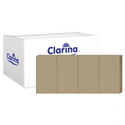 Einlagige Servietten aus Kraftpapier für Serviettenhalter, Clarina 1/8, 33 x 30 cm, 400 Stück
