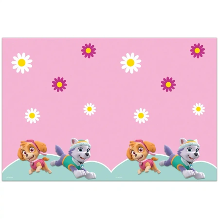 Mehrweg-Tischdecke „Paw Patrol Sky & Everest“, 120 x 180 cm, 1 Stück