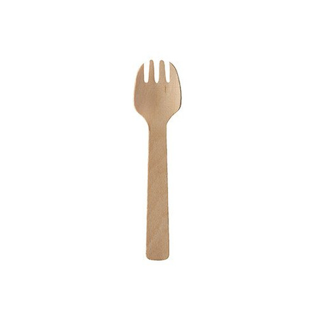 Holzgabeln, 10 cm, 100 Stück