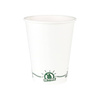 Weißer Papierbecher EcoUp, 350 ml, Durchmesser 90 mm, 50 Stück