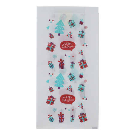 Weiße Papiertüte für Weihnachten, 15,5 x 29 cm, 1000 Stück
