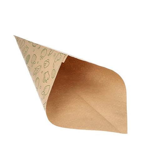 Papiertüten in Kegelform „Fruits“, 44 x 31 x 31 cm, 750 g, 1000 Stück