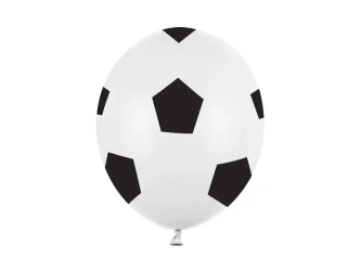 Latexballons „Fußball“, 30 cm, 6 Stück.