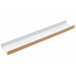 Unterlage für Aufläufe, braun‑weiß, 10 × 50 cm, 500 Stk.