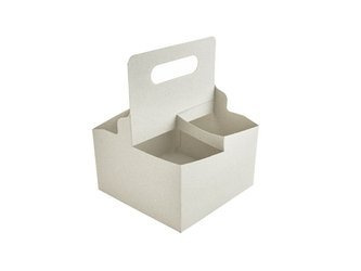 Papierhalter für 4 Becher, 200 Stück