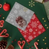 Premium-Airlaid-Servietten, „Snowflakes Silver“, 1/4, 40 x 40 cm, 50 Stück
