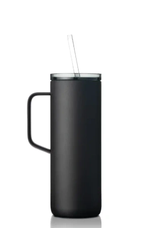 RAGS'y MOSHI Thermosflasche, schwarz, 600 ml, 1 Stück