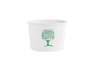 Papierbecher für Suppen und Desserts, GT, 450 ml, Durchmesser 115 mm, 25 Stück