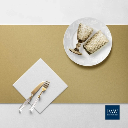 PREMIUM-Papiertischläufer auf Rolle, goldfarben, 40 cm x 24 m, 1 Stück