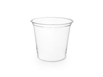 Runder PLA-Behälter, 750 ml, Durchmesser 120 mm, 50 Stück