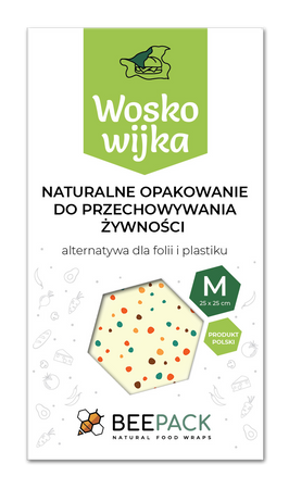 Wachstuch „Groszki“ Größe „M“ 25 x 25 cm 1 Stück