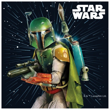 2-lagige Servietten „Star Wars“, 33 x 33 cm, 20 Stück
