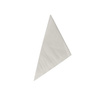 Weiße Papier-Tüten (Kegelform), 15 x 15 x 21 cm, 50 g, 1000 Stück