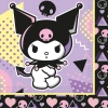 Zweilagige Servietten „Kuromi“, 33 x 33 cm, 20 Stück