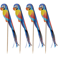 Festliche Zahnstocher „Parrot“, 18 cm, 100 Stück