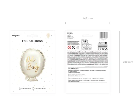 Folienballon „Pastel Bouquet“, 46 cm, 1 Stück