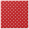 3-lagige Servietten „Dots Red“, 1/4, 33 x 33 cm, 20 Stück