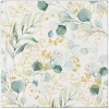 Premium-Airlaid-Servietten, „Golden Eucalyptus“, 1/4, 40 x 40 cm, 12 Stück
