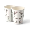 Papierbecher „TicTacToe“ 250 ml, Durchmesser 80 mm, 50 Stück