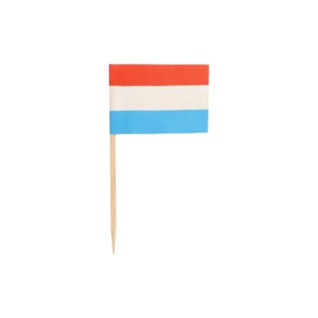 Party-Zahnstocher mit niederländischer Flagge, Länge 8 cm, 500 Stück