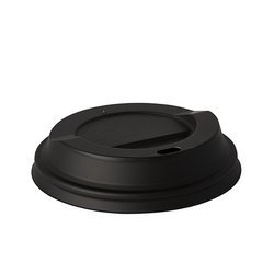 Deckel für Becher, schwarz, Durchmesser 90 mm, 50 Stück