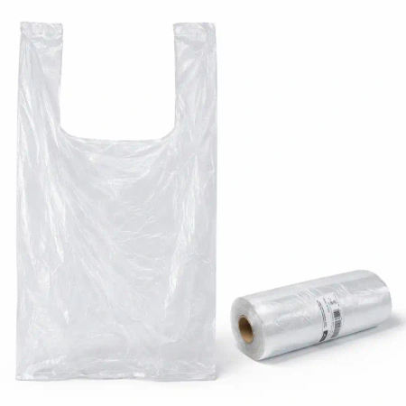Einweg-Plastiktüten für Holzabfälle Paclan Expert 22+12 x 29 cm, 120 Stück