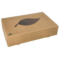 Catering-Transportkarton 35,7 x 24,7 x 8 cm, 10 Stück