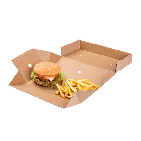 Burger-Box, aufklappbar, 24,5 x 12 x 10 cm, 100 Stück