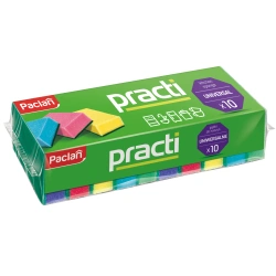 Bunte Spülschwämme von Practi und Paclan, 10 Stück