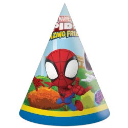 Papierhütchen „Spidey“, 6 Stück