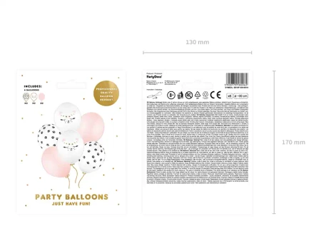 Latexballons "Kätzchen", 30 cm, 6 Stück.