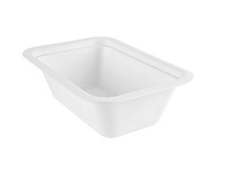 Behälter aus Zuckerrohr, 650 ml, 19 x 13 x 5,8 cm, Serie „3“, 50 Stück