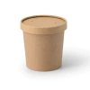 Kraftpapier-Eisbecher, 360 ml, Durchmesser 92 mm, 50 Stück