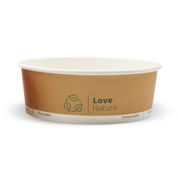 Kraftpapier-Salatschale, 1300 ml, Durchmesser 185 mm, 50 Stück