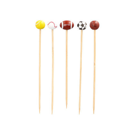 Snack-Stäbchen „Sport“ 12,5 cm, 40 Stück