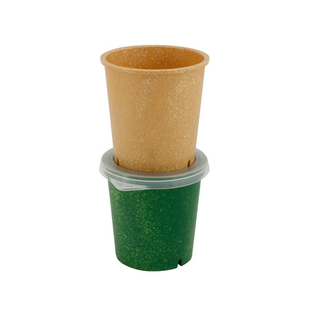 Happy Cup Mehrweg-Suppentassen, grün, 400 ml, 60 Stück