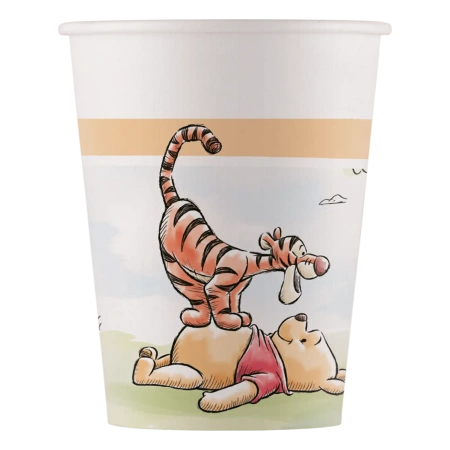 Papierbecher „Winnie Puuh“ 200 ml, 8 Stück