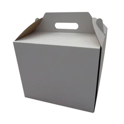 Konditoreibox mit Griff, 30 x 30 x 25 cm, 10 Stück