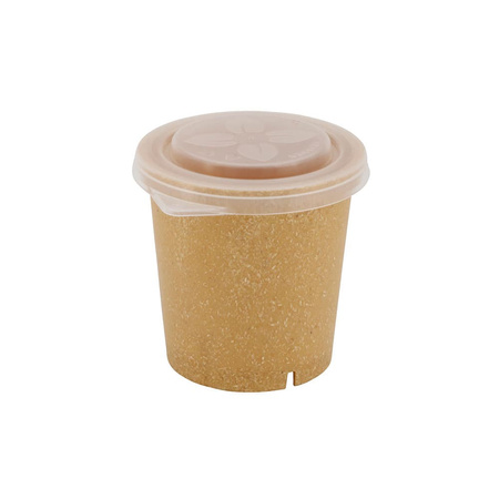 Happy Cup Mehrweg-Suppentassen, braun, 400 ml, 60 Stück
