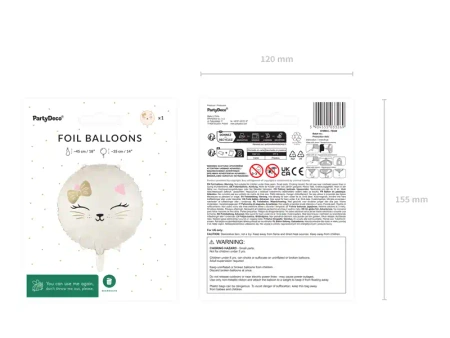 Folienballon „Pastel Bouquet“, 46 cm, 1 Stück