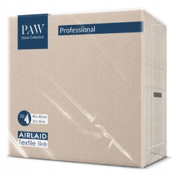 Premium Airlaid-Servietten, beige, 40 x 40 cm, 50 Stück