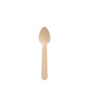 Gewachste Holzlöffel, 11 cm, 100 Stück
