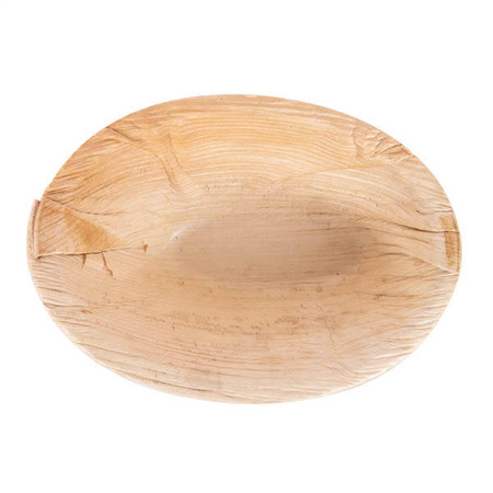 Schale aus Palmblättern 110 ml 12 x 8,6 x 5 cm 25 Stück