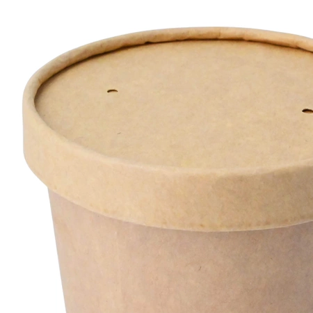 Papierdeckel für Eisbecher mit einem Durchmesser von 92 mm, 50 Stück