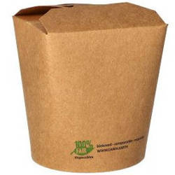 Kraft-Snackbox 470 ml, 9,8 x 8,2 x 7 cm, 25 Stück
