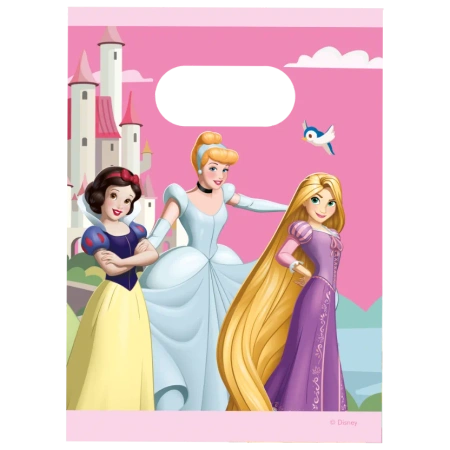 Papiertüten „Disney‑Prinzessinnen“, 16 x 22 cm, 4 Stück