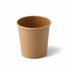 Kraftpapierbecher, Dispersionsbeschichtung, 120 ml, Durchmesser 62 mm, 50 Stück
