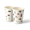 Papierbecher „Pride“, 250 ml, Durchmesser 80 mm, 50 Stück