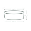 Schwarze Papiersalatschale, 500 ml, Durchmesser 150 mm, 50 Stück